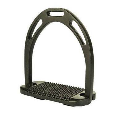 Étriers en aluminium Light HKM Noir Étriers en aluminium Light HKM Noir