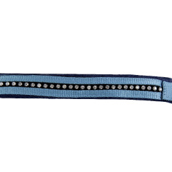 HKM Crystal halsterset met musketon en voering HKM Crystal halsterset met musketon en voering