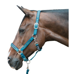 HKM Crystal halsterset met musketon en voering HKM Crystal halsterset met musketon en voering