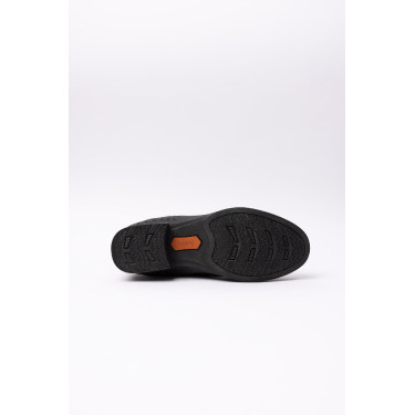 Boots cuir Rose fermeture éclair devant Horze Marron foncé