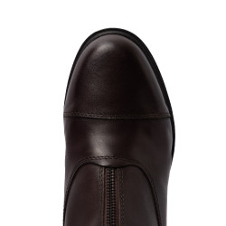 Leren laarzen Rose rits aan de voorkant Horze Donkerbruin