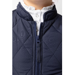 Veste matelassée classique  enfant Horze Bleu foncé peacoat