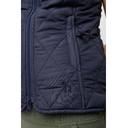 Veste matelassée classique  enfant Horze Bleu foncé peacoat