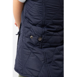Veste matelassée classique  enfant Horze Bleu foncé peacoat