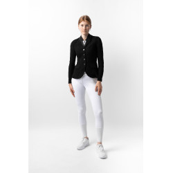 Wedstrijdjas met mesh Gabrielle dames B Vertigo Zwart Wedstrijdjas met mesh Gabrielle dames B Vertigo Zwart