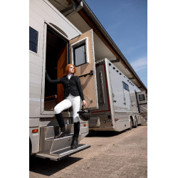 Wedstrijdjas met mesh Gabrielle dames B Vertigo Zwart Wedstrijdjas met mesh Gabrielle dames B Vertigo Zwart