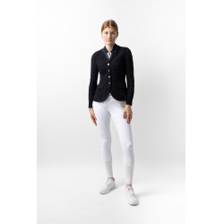 Wedstrijdjas met mesh Gabrielle dames B Vertigo Donker marineblauw