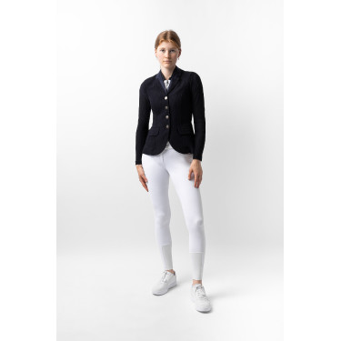 Wedstrijdjas met mesh Gabrielle dames B Vertigo Donker marineblauw