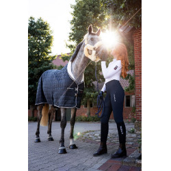 Couverture d'écurie B Vertigo Theo 150 g Bleu marine foncé Couverture d'écurie B Vertigo Theo 150 g Bleu marine foncé