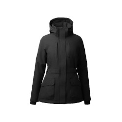 Winterjas Horze dames Jadine Zwart Winterjas Horze dames Jadine Zwart