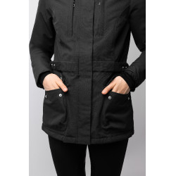 Winterjas Horze dames Jadine Zwart Winterjas Horze dames Jadine Zwart