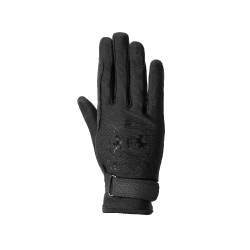 Gants d'équitation B Vertigo Laia femme avec logo imprimé Noir Gants d'équitation B Vertigo Laia femme avec logo imprimé Noir