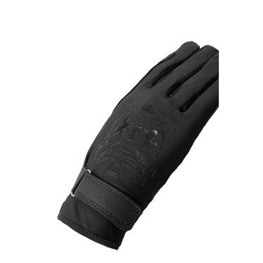 Gants d'équitation B Vertigo Laia femme avec logo imprimé Noir Gants d'équitation B Vertigo Laia femme avec logo imprimé Noir