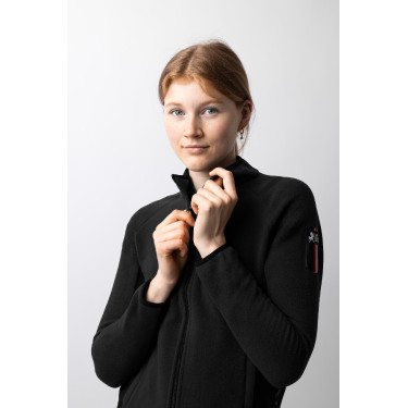 Stretch fleece paardrijjas B Vertigo Cleo dames Zwart