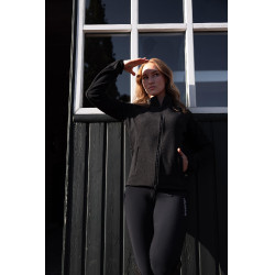 Stretch fleece paardrijjas B Vertigo Cleo dames Zwart