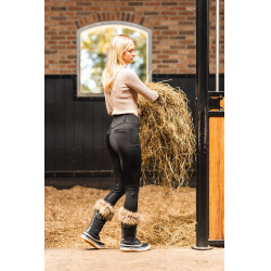 Thermobroek met volledige zit Mira dames Horze Zwart Thermobroek met volledige zit Mira dames Horze Zwart