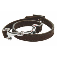 Bracelet Bit HKM Marron foncé Bracelet Bit HKM Marron foncé