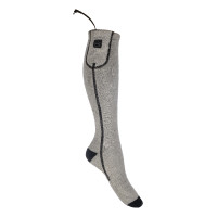 Chaussettes chauffantes HKM Keep Warm Style sans batterie Gris / noir Chaussettes chauffantes HKM Keep Warm Style sans batterie Gris / noir
