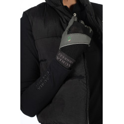 HKM Livigno handschoenen Zwart / grijs HKM Livigno handschoenen Zwart / grijs