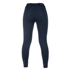 Pantalon HKM chauffant Comfort Style 1/1 siliconne sans batterie femme Bleu foncé Pantalon HKM chauffant Comfort Style 1/1 siliconne sans batterie femme Bleu foncé