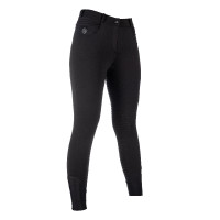 Pantalon HKM chauffant Comfort Style 1/1 siliconne sans batterie femme Noir