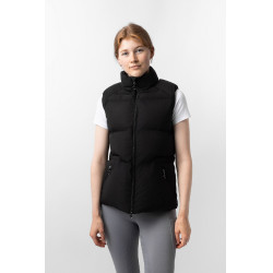 Mouwloze bodywarmer Horze Oona Zwart kaviaar