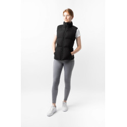 Mouwloze bodywarmer Horze Oona Zwart kaviaar