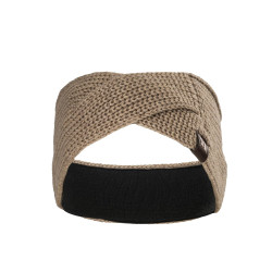 Bandeau Back on Track Nora en laine torsadée Beige clair Bandeau Back on Track Nora en laine torsadée Beige clair