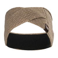 Gevlochten wollen hoofdband Back on Track Nora Lichtbeige