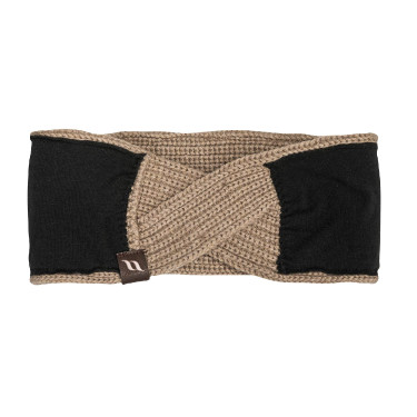 Bandeau Back on Track Nora en laine torsadée Beige clair Bandeau Back on Track Nora en laine torsadée Beige clair
