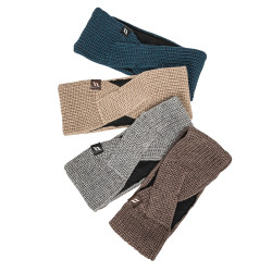 Bandeau Back on Track Nora en laine torsadée Bandeau Back on Track Nora en laine torsadée