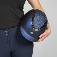 EQ3 Pardus Smooth Top helm met draaiknop Back on Track Glitterblauw