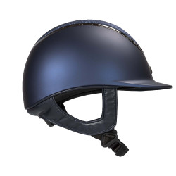 EQ3 Pardus Smooth Top helm met draaiknop Back on Track Glitterblauw EQ3 Pardus Smooth Top helm met draaiknop Back on Track Glitterblauw
