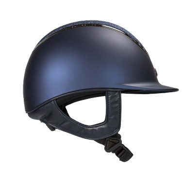 EQ3 Pardus Smooth Top helm met draaiknop Back on Track Glitterblauw EQ3 Pardus Smooth Top helm met draaiknop Back on Track Glitterblauw
