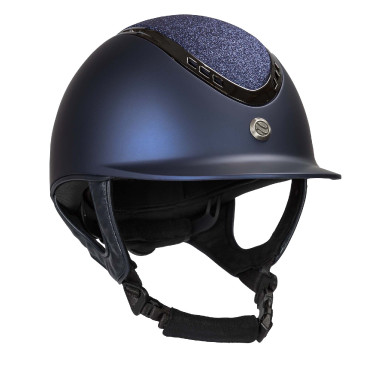 EQ3 Pardus Smooth Top helm met draaiknop Back on Track Glitterblauw EQ3 Pardus Smooth Top helm met draaiknop Back on Track Glitterblauw