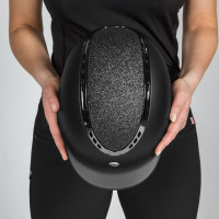 Casque EQ3 Pardus Smooth Top avec molette Back on Track Bleu pailleté Casque EQ3 Pardus Smooth Top avec molette Back on Track Bleu pailleté