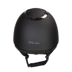Casque EQ3 Pardus Smooth Top avec molette Back on Track Noir pailleté