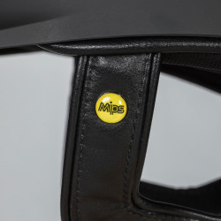 Casque EQ3 Pardus Smooth Top avec molette Back on Track Noir pailleté