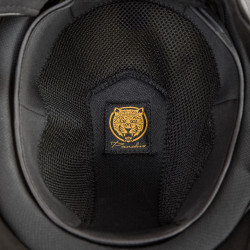 Casque EQ3 Pardus Smooth Top avec molette Back on Track Noir pailleté