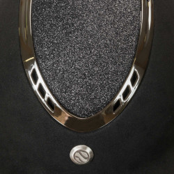 EQ3 Pardus Microvezel Helm met draaiknop Back on Track Zwart met glitters