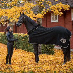 Couverture Back on Track en laine Edward Noir Couverture Back on Track en laine Edward Noir