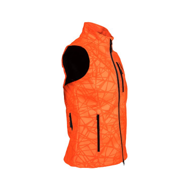Hoogwaardige zichtbaarheidsbodywarmer Back on Track dames Flash Hoogwaardige zichtbaarheidsbodywarmer Back on Track dames Flash