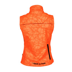 Hoogwaardige zichtbaarheidsbodywarmer Back on Track dames Flash Hoogwaardige zichtbaarheidsbodywarmer Back on Track dames Flash