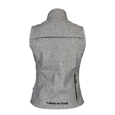 Hoogwaardige zichtbaarheidsbodywarmer Back on Track dames Flash Grijs