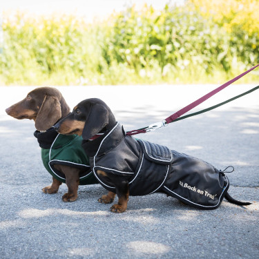 Manteau long pour chien Back on Track Buddy Noir Manteau long pour chien Back on Track Buddy Noir