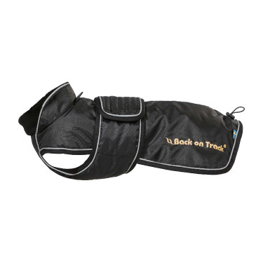 Lange jas voor hond Back on Track Buddy Zwart Lange jas voor hond Back on Track Buddy Zwart