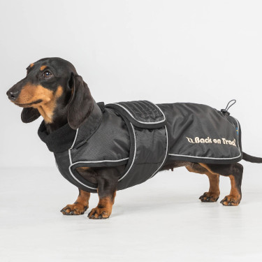Lange jas voor hond Back on Track Buddy Zwart Lange jas voor hond Back on Track Buddy Zwart