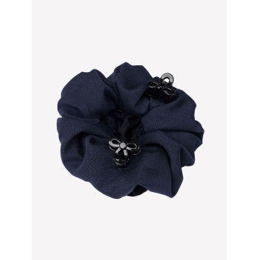 Chouchou LeMieux met Crystal Hair Net Marine / zwart Blauw