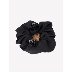 Chouchou LeMieux met Crystal Hair Net Zwart / blond