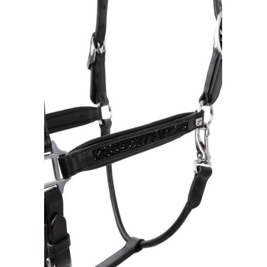 Leren halster Horze Delémont Zwart